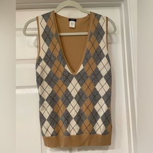 J. Crew argyle sweater vest
